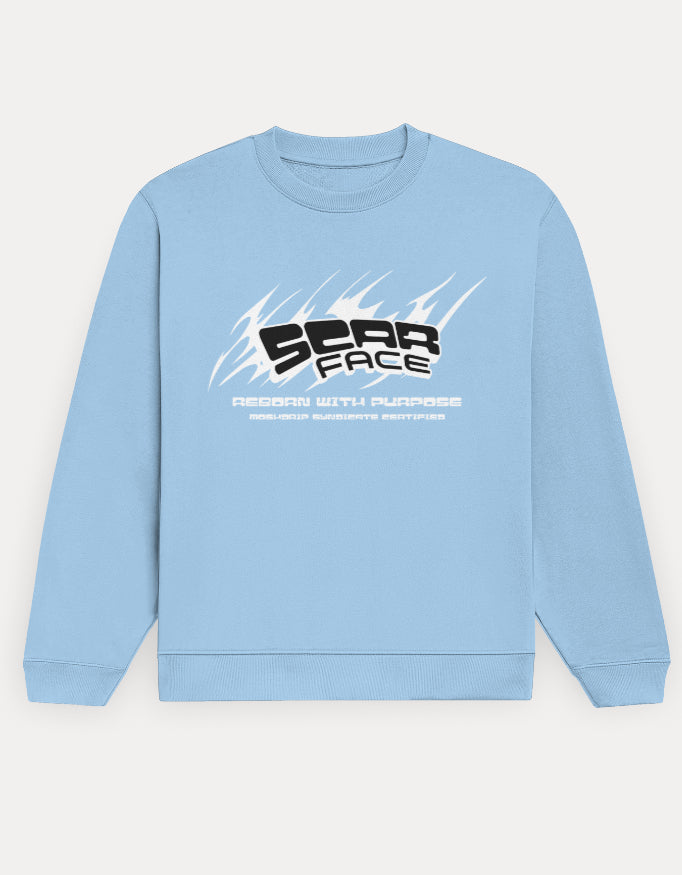 SCARFACE™ REBORN CREWNECK – BUILT FOR THE ONES WHO RISE AGAIN